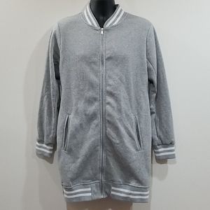 Red Fox men's gray sweat jacket in a xl